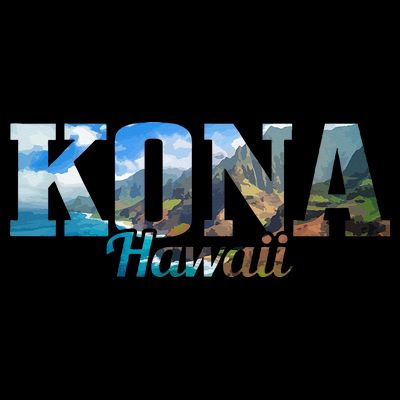 Kona Hawaii Hawaiian Islands Surf Surfing Surfer Gift T-Shirt
