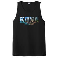 Kona Hawaii Hawaiian Islands Surf Surfing Surfer Gift PosiCharge Competitor Tank