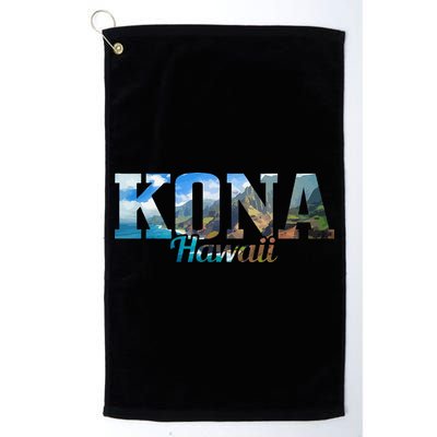 Kona Hawaii Hawaiian Islands Surf Surfing Surfer Gift Golf Towel