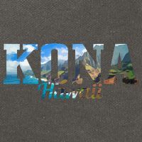 Kona Hawaii Hawaiian Islands Surf Surfing Surfer Gift Cotton Canvas Backpack