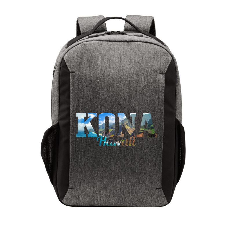Kona Hawaii Hawaiian Islands Surf Surfing Surfer Gift Vector Backpack