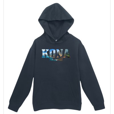 Kona Hawaii Hawaiian Islands Surf Surfing Surfer Gift Urban Pullover Hoodie