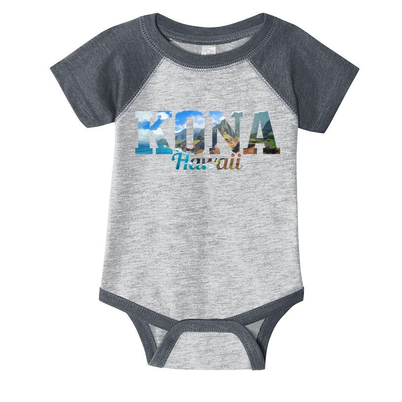 Kona Hawaii Hawaiian Islands Surf Surfing Surfer Gift Infant Baby Jersey Bodysuit
