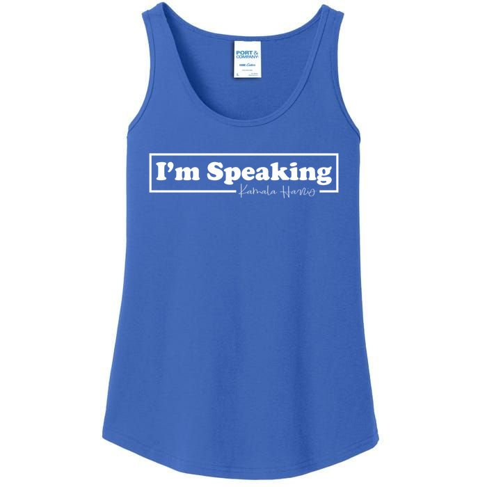 Kamala Harris IM Speaking For Her Cool Gift Ladies Essential Tank