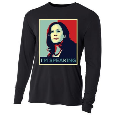 Kamala Harris Im Speaking Quote Cooling Performance Long Sleeve Crew