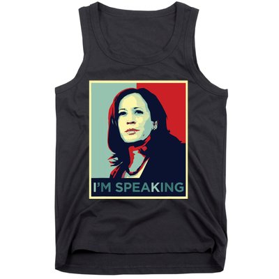 Kamala Harris Im Speaking Quote Tank Top