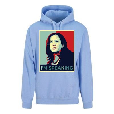 Kamala Harris Im Speaking Quote Unisex Surf Hoodie