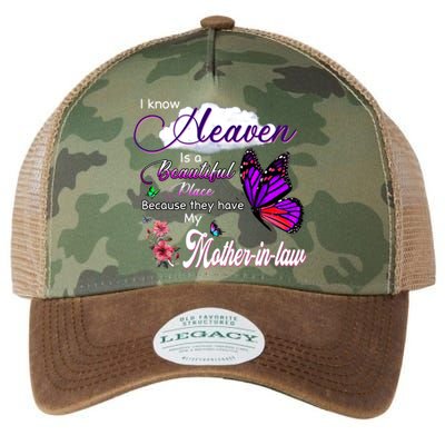 Know Heaven Is A Beautiful Place They Have My Mothergiftingiftlaw Gift Legacy Tie Dye Trucker Hat