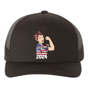 Kamala Harris Inspired Strength Graphic Yupoong Adult 5-Panel Trucker Hat