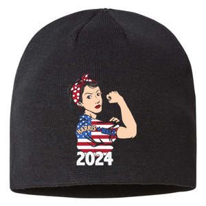 Kamala Harris Inspired Strength Graphic Sustainable Beanie