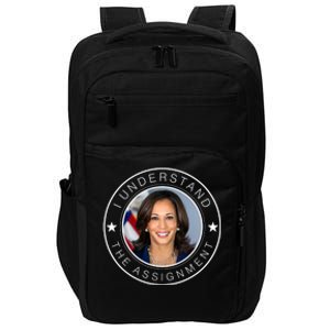 Kamala Harris I Understand The Assignment 2024 Election Emblem Impact Tech Backpack