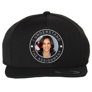 Kamala Harris I Understand The Assignment 2024 Election Emblem Wool Snapback Cap