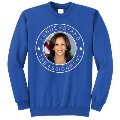 Kamala Harris I Understand The Assignment 2024 Election Emblem Sweatshirt