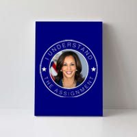 Kamala Harris I Understand The Assignment 2024 Election Emblem Canvas