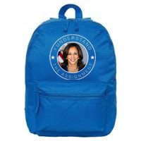 Kamala Harris I Understand The Assignment 2024 Election Emblem 16 in Basic Backpack