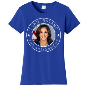 Kamala Harris I Understand The Assignment 2024 Election Emblem Women's T-Shirt