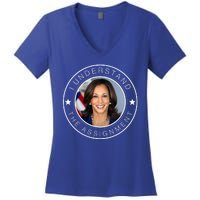 Kamala Harris I Understand The Assignment 2024 Election Emblem Women's V-Neck T-Shirt