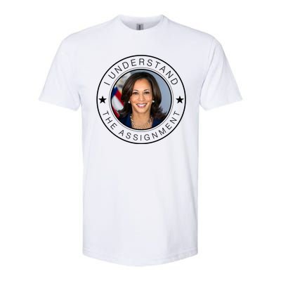 Kamala Harris I Understand The Assignment 2024 Election Emblem Softstyle CVC T-Shirt