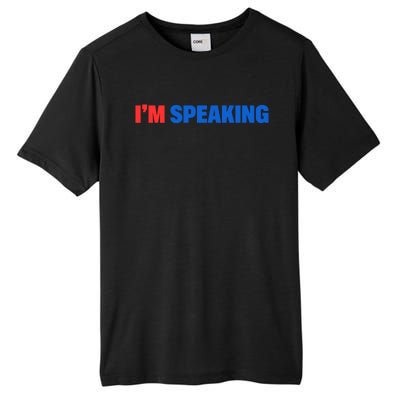 Kamala Harris Im Speaking 2024 Vp Debate Quote Tall Fusion ChromaSoft Performance T-Shirt