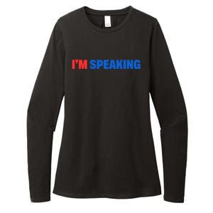 Kamala Harris Im Speaking 2024 Vp Debate Quote Womens CVC Long Sleeve Shirt