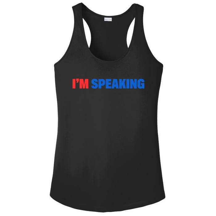 Kamala Harris Im Speaking 2024 Vp Debate Quote Ladies PosiCharge Competitor Racerback Tank