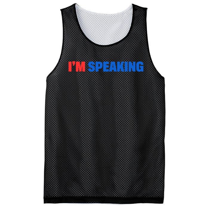 Kamala Harris Im Speaking 2024 Vp Debate Quote Mesh Reversible Basketball Jersey Tank