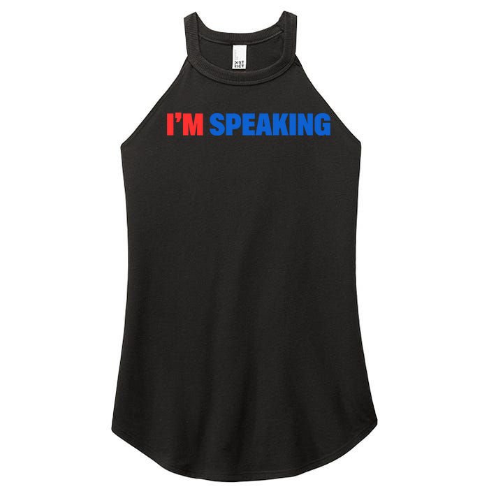 Kamala Harris Im Speaking 2024 Vp Debate Quote Women's Perfect Tri Rocker Tank