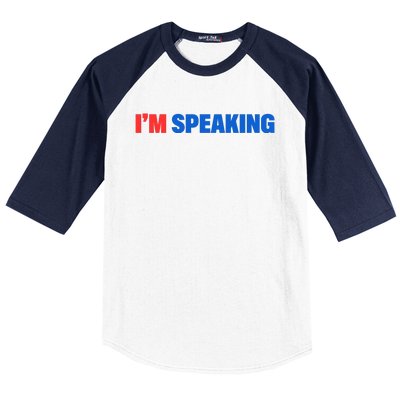 Kamala Harris Im Speaking 2024 Vp Debate Quote Baseball Sleeve Shirt