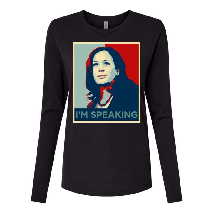 Kamala Harris Im Speaking Quote Joe Biden 2020 Womens Cotton Relaxed Long Sleeve T-Shirt