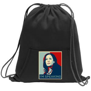 Kamala Harris Im Speaking Quote Joe Biden 2020 Sweatshirt Cinch Pack Bag