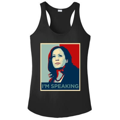 Kamala Harris Im Speaking Quote Joe Biden 2020 Ladies PosiCharge Competitor Racerback Tank