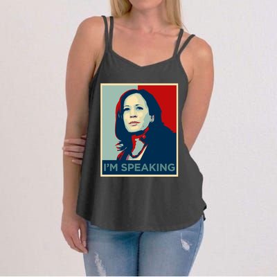 Kamala Harris Im Speaking Quote Joe Biden 2020 Women's Strappy Tank