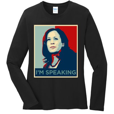 Kamala Harris Im Speaking Quote Joe Biden 2020 Ladies Long Sleeve Shirt