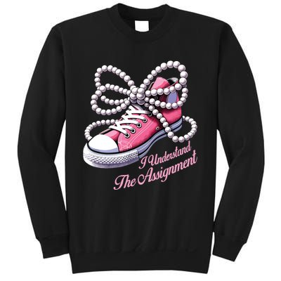 Kamala Harris I Understand The Assignment Shoes Pearl Sweatshirt