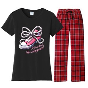 Kamala Harris I Understand The Assignment Shoes Pearl Women's Flannel Pajama Set