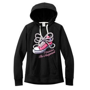 Kamala Harris I Understand The Assignment Shoes Pearl Women's Fleece Hoodie