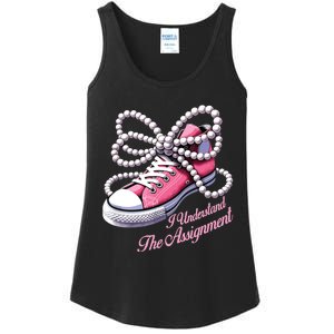 Kamala Harris I Understand The Assignment Shoes Pearl Ladies Essential Tank