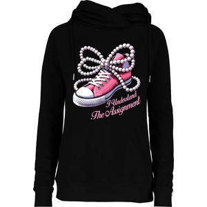 Kamala Harris I Understand The Assignment Shoes Pearl Womens Funnel Neck Pullover Hood