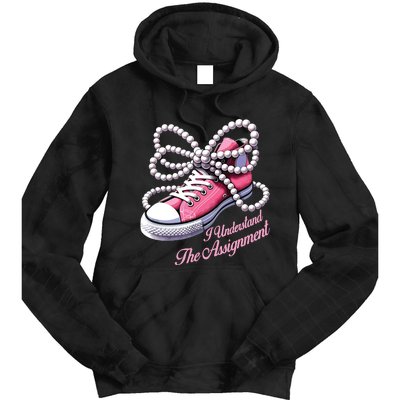 Kamala Harris I Understand The Assignment Shoes Pearl Tie Dye Hoodie