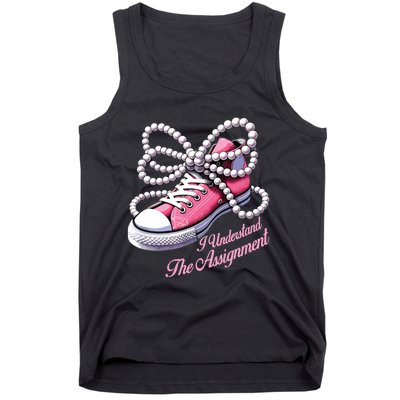 Kamala Harris I Understand The Assignment Shoes Pearl Tank Top