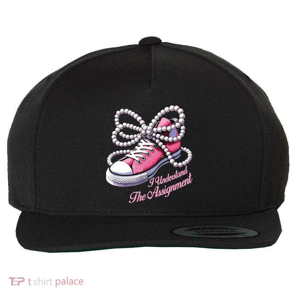 Kamala Harris I Understand The Assignment Shoes Pearl Wool Snapback Cap