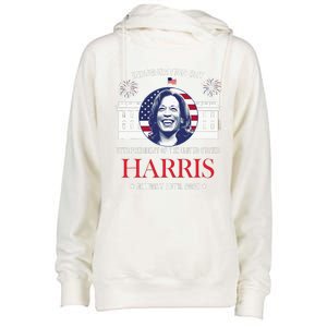 Kamala Harris Inauguration Day 2025 Madam 47th President 47 Womens Funnel Neck Pullover Hood