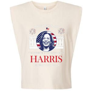 Kamala Harris Inauguration Day 2025 Madam 47th President 47 Garment-Dyed Women's Muscle Tee