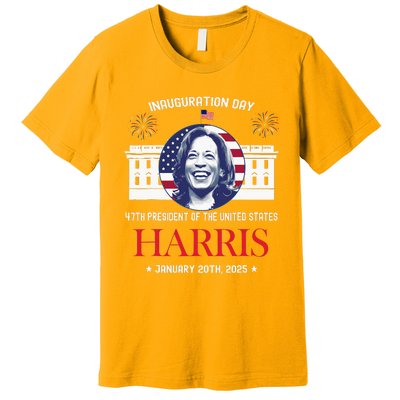 Kamala Harris Inauguration Day 2025 Madam 47th President 47 Premium T-Shirt