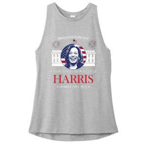 Kamala Harris Inauguration Day 2025 Madam 47th President 47 Ladies PosiCharge Tri-Blend Wicking Tank