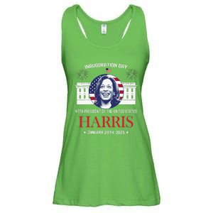 Kamala Harris Inauguration Day 2025 Madam 47th President 47 Ladies Essential Flowy Tank