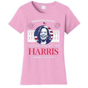 Kamala Harris Inauguration Day 2025 Madam 47th President 47 Women's T-Shirt