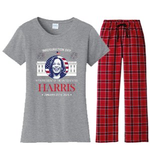 Kamala Harris Inauguration Day 2025 Madam 47th President 47 Women's Flannel Pajama Set