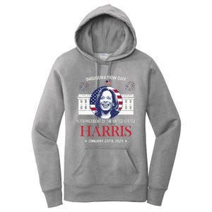 Kamala Harris Inauguration Day 2025 Madam 47th President 47 Women's Pullover Hoodie