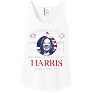 Kamala Harris Inauguration Day 2025 Madam 47th President 47 Ladies Essential Tank